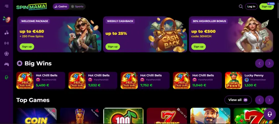 Spinmama app