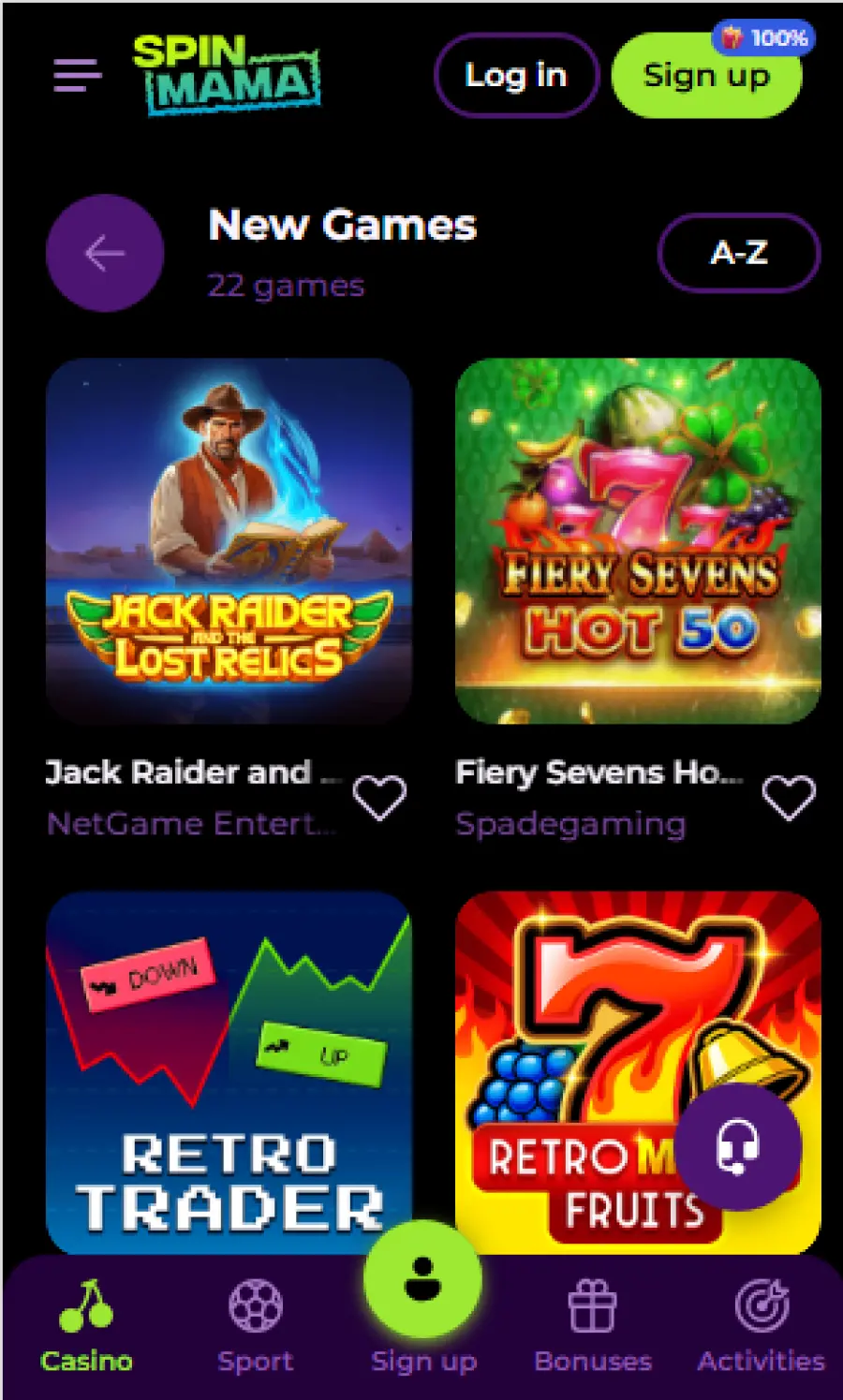 Spinmama casino app